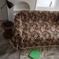 thumbnail image 2 of Paokuoon Sofa Cover Universal Sofa Cover L Shape Couch Slipcover Exquisite Pattern Soft Wear Resistant Vintage Farmhouse Furniture Protector Sofa Towel, 2 of 7