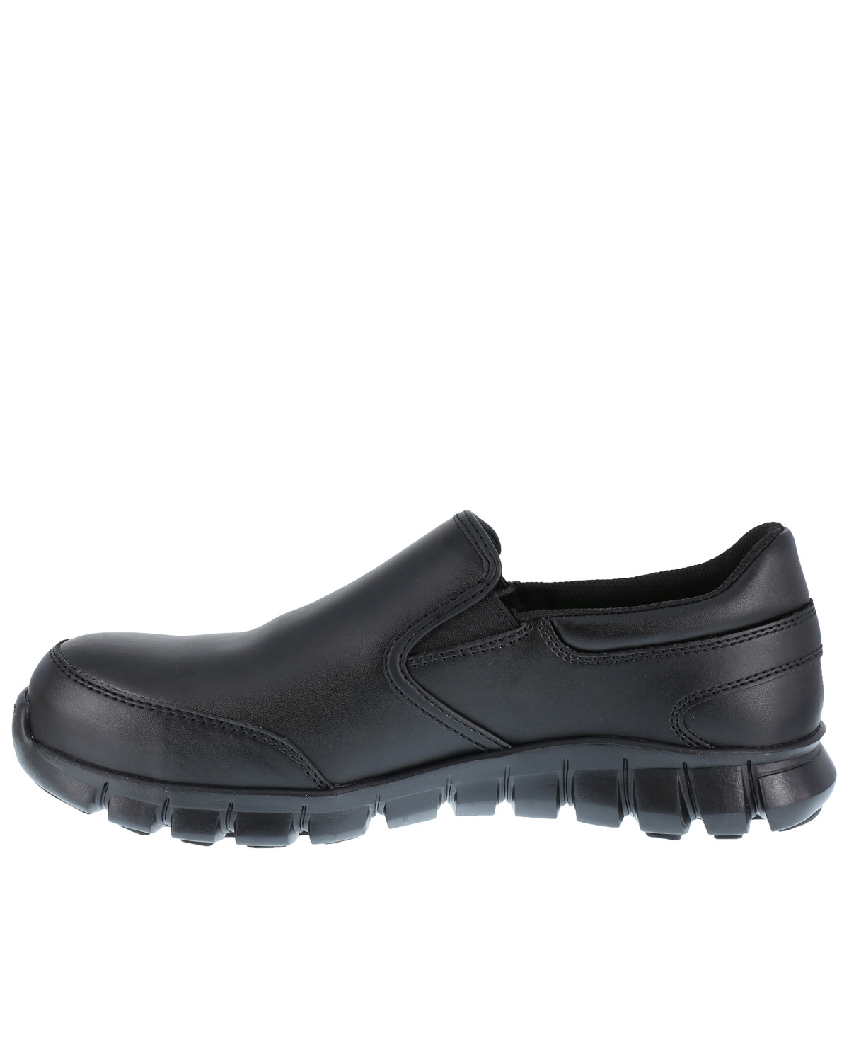 Reebok Work Men's Sublite Cushion Composite Toe ESD Athletic Slip-On Work Shoe Black - RB4036 - image 3 of 4
