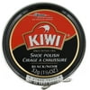 KIWI Shoe Polish, Black, 1.125 oz (1 Metal Tin), Pack of 3