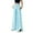 Sky Blue, variant on Woman Pants Straight Leg Baggy Sky Blue Pants Womens Pants Casual Comfy Pants Women Summer Clothes