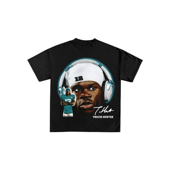 Travis Hunter shirt, Football tee, big face tee football, sports fan, football fan gift