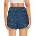 thumbnail image 2 of Lsque Shark (2) Printed Women's Running Shorts with Liner Pockets,Elastic Quick Dry Workout Athletic Gym Yoga Shorts,Womens High Waist Shorts-Large, 2 of 9