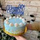 thumbnail image 5 of Cake topper Ephlyn 90.º cumpleaños azul con brillo 20 cm, 5 of 7