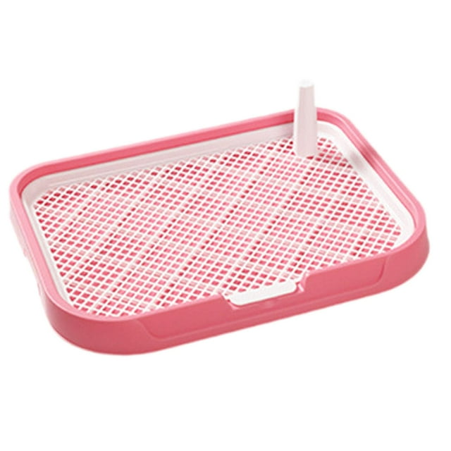 Soporte para orinar para perros Salvador bandeja antisalpicaduras desmontable Rosa