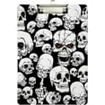 thumbnail image 2 of FMSHPON Horror Skull Clipboard Hardboard Wood Nursing Clip Board and Pull for Standard A4 Letter 13x9 inches, 2 of 7