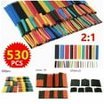 thumbnail image 2 of 530 Pcs Set Polyolefin Shrinking Assorted Heat Shrink Tube Wire Cable Insulated Sleeving Tubing Set 2:1 Waterproof Pipe Sleeve, 2 of 2