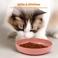 thumbnail image 2 of Cat Bowls 6 Packs, Whisker Stress Free Cat Feeding Plates, Wide & Shallow Cat Food Dish to Relieve Whisker Fatigue, for Cats, Kittens, Puppies, Dishwasher Safe, 2 of 7