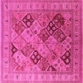 thumbnail image 1 of Ahgly Company Indoor Square Oriental Pink Industrial Area Rugs, 8' Square, 1 of 4