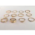thumbnail image 4 of Kiplyki Fashion Trend Metal Gold 12-piece Suit Set Joint Ring Ring Jewelry, 4 of 4
