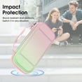 thumbnail image 3 of FINTIE Case for Nintendo Switch 2 (2025), Shockproof Hard Shell Carrying Cover Portable Protective Travel Bag with 20 Game Card Slots & Inner Pocket, Pink&Green, 3 of 10