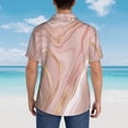 thumbnail image 4 of Disketp Hawaiian Shirts For Men,Rose Gold Glitter Splatter Print Mens Casual Short Sleeve Button Down Shirts Beach Shirt, 4 of 7