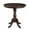 Espresso, variant on Carolina Chair & Table Fairview Round Pedestal Bar Table, Espresso - 30 in.