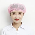 thumbnail image 2 of LShunze Adjustable Chef Cap Mesh Cooking Hats Unisex Food Service Hair Nets Washable Bakery Hat Reusable Restaurant Beanie, 2 of 9