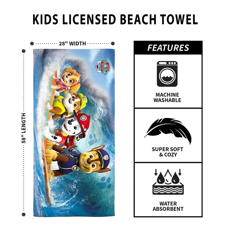 Paw patrol best sale hooded towel walmart