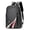 Black circle black eye, variant on Checkered Shark Print Backpack, Casual PU Leather School Bag, Laptop Backpack for Teens, 2 Colors