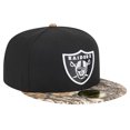 thumbnail image 3 of Men's New Era Black Las Vegas Raiders Active Two-Tone Camo 59FIFTY Fitted Hat, 3 of 6