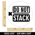 thumbnail image 2 of Do Not Stack Packaging Symbol Icon Self-Inking Rubber Stamp Ink Stamper - Sky Blue Ink - Small 3/4 Inch, 2 of 7