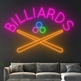thumbnail image 4 of Handmadetneonsign Billiards Pool Hall Neon Sign, Pool Hall Led Sign, Custom Billiards Neon Sign, 4 of 5