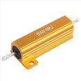 thumbnail image 4 of 4 Pcs Electronic Aluminium Shell Resistors 5% 8 Ohm 50W,4 x Aluminum Resistors,Gold, 4 of 5