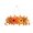 Orange, variant on Halloween Thanksgiving Door Hanging Fall Crop Sunflowers Pumpkin Maple Leaf Simulation Wall Decor