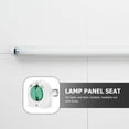 thumbnail image 3 of KAKOWELY Fluorescent Lamp Holder 12pcs T8 Fluorescent Light Bulb Socket Light Holder For Secure Ceiling Light Socket Base And Fluorescent Tube Light Fixture Clips, 3 of 4
