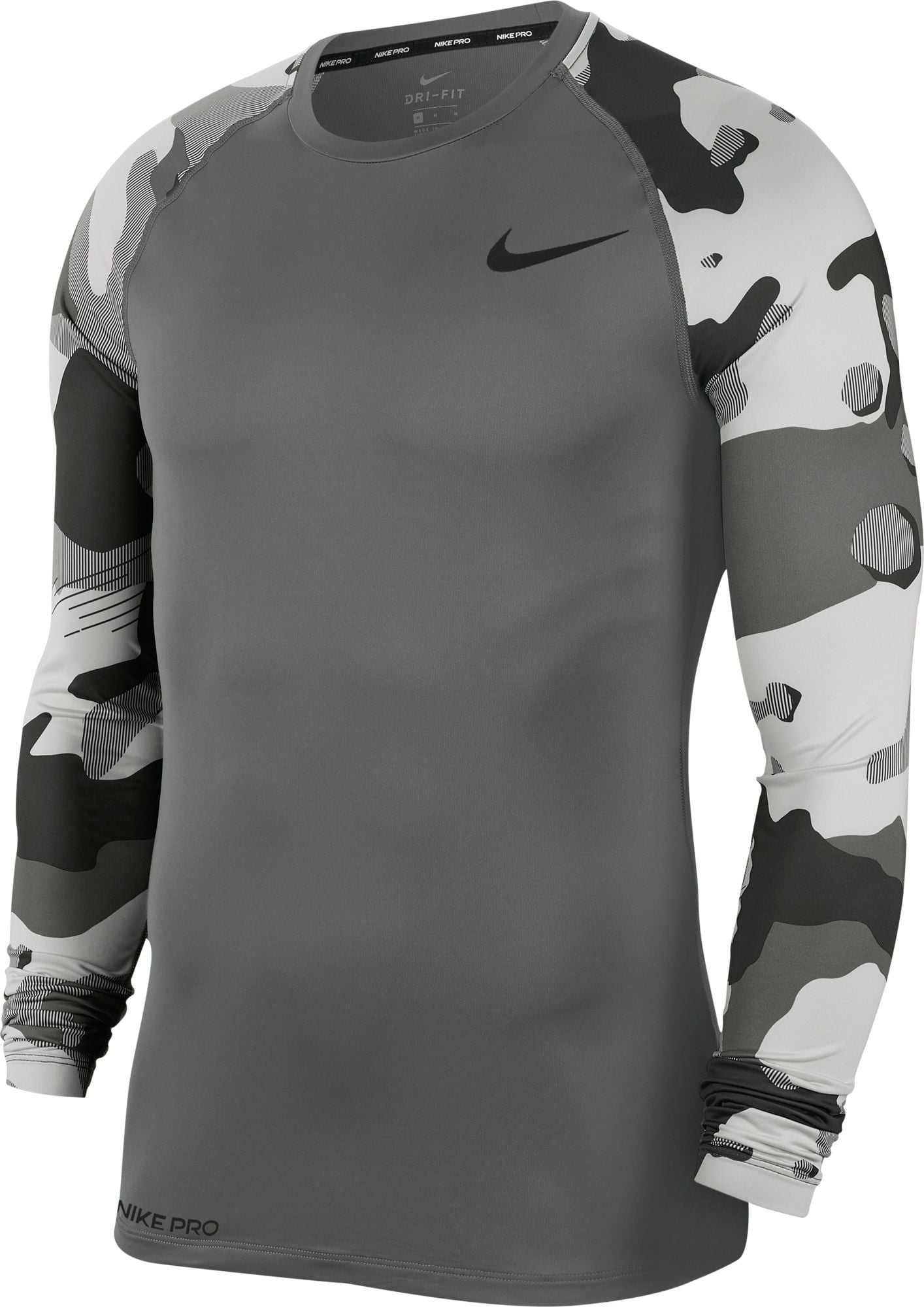 Nike - Nike Men's Pro Camo Slim Long-Sleeve Shirt - Walmart.com ...