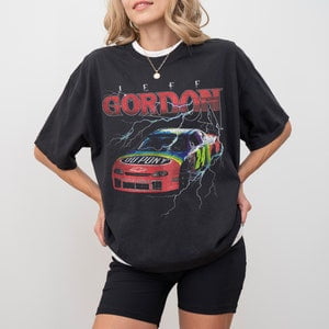 Comfort Colors Jeff Gordon 'Lightning' Vintage Style Unisex T-shirt n@sc@r Shirt Gift