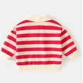 thumbnail image 5 of EnJoCho Youth Kids Outwear Shirts Toddler Long Sleeve Cute Cartoon Patchwork Striped Letter Sweatshirt Pullover Blouse Tops Clothes Little Boys Girls Casual Home School Wear 18-24 Months, 5 of 9