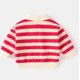 thumbnail image 3 of Gibobby Blusas Para Niñoses Niños Niños Niño pequeño Bebé Niños Niñas Manga larga Lindo Patchwork de dibujos animados a rayas Sudadera Blusa Tops Trajes Ropa(Rojo, 12-18 Meses), 3 of 5