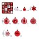 thumbnail image 1 of Bolas de Navidad CHAO 42 piezas decoraciones para árboles de Navidad mate y brillantes, 1 of 5