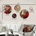 thumbnail image 4 of Designart "Afternoon Jazz IV" Music Jazz Round Metal Wall Art Set of 5 Piece - Round Wall Art Set, 4 of 5