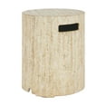 thumbnail image 2 of Christopher Knight Home Outdoor Round Propane Tank Cover, Lightweight Concrete Side Table, Travertine Beige, 2 of 7