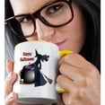 thumbnail image 2 of 3drose, Witch and the Cauldron, 11oz Two-tone Yellow Mug, 2 of 6