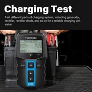 TOPDON BT100 Car Battery Tester 12V Load Tester Charging System Analyzer for Car Truck Motorcycle SUV
