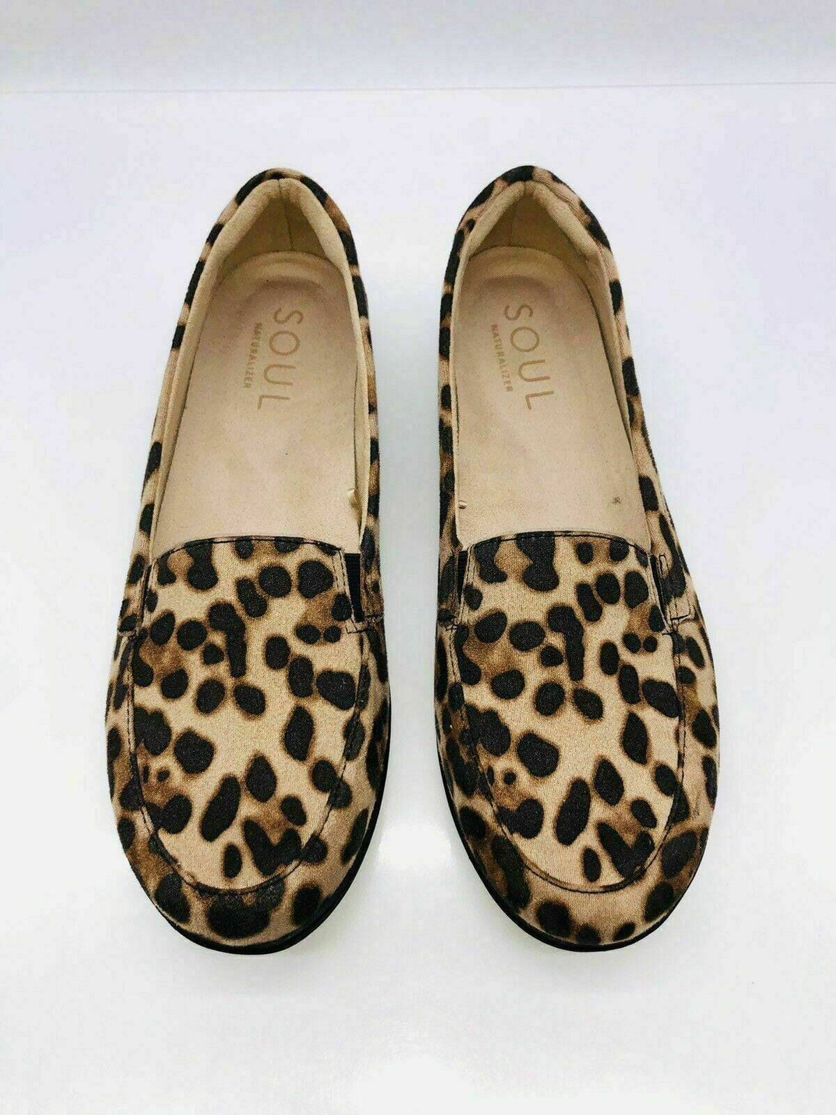 NEW Soul by Naturalizer Womens Kacy Suede Cheetah Loafers-SALE!!