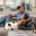 35cm Cow Plush Toy Soft Cute Sleeping Doll Pillow Milk Cow