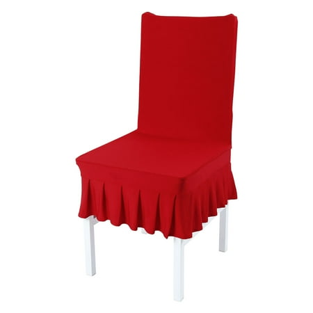 - PiccoCasa Spandex Spandex Dining Room Chair Covers Skirt Slipcover