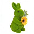 thumbnail image 2 of Creatine Bunny Rabbit Statue Garden Sculpture Outdoor Patio For Easter Party, 2 of 5