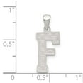 thumbnail image 5 of 925 Sterling Silver Initial F Charm Pendant, 5 of 5