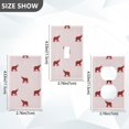 thumbnail image 7 of Yayeee Blank Wall Plate Cover 1-Gang 4.5"x2.7" Home Unused Decorative Outlet, Abstract Elephant Pattern, 7 of 7