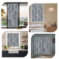 thumbnail image 7 of Grey Abstract Window Privacy Film, Vintage Geometric Gradient Oil Painting Modern Static Cling UV Sun Blocking Heat Control Window Tint Day and Night, Non-Adhesive One Way Privacy Cover 17.7''x39.3'', 7 of 7