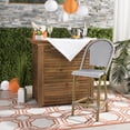 thumbnail image 3 of Safavieh Gresley Outdoor French Bistro Stacking Counter Stool, 3 of 10