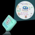 thumbnail image 2 of Happy Birthday Projector Photography DIY Projection Lamp Battery Powered Indoor Atmosphere Light Family Friend Children Gift Type 1 Round, 2 of 7