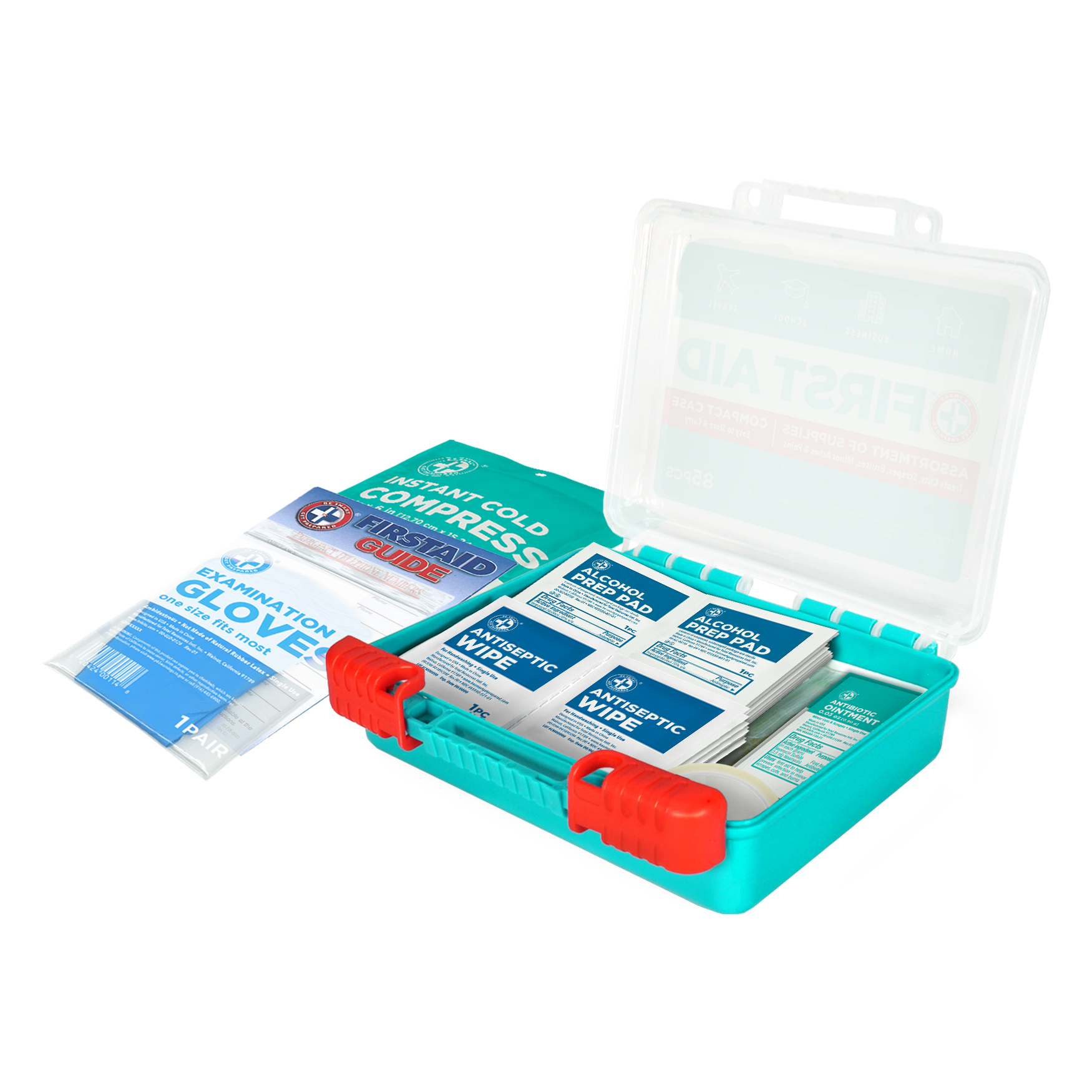 Be Smart Get Prepared First Aid Kit, 85 count - image 4 of 7