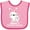 Pink and Red, variant on Inktastic Mimis Snuggle Bunny Easter Girls Baby Bib