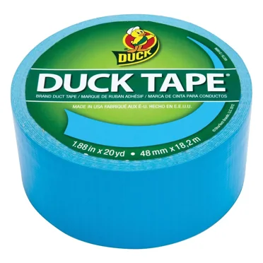 Duck Tape Brand Colored Duct Tape Electric Blue 915245