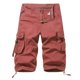 thumbnail image 3 of Pantalones cortos cargo multibolsillos de talla europea para hombre, talla 40, 3 of 5