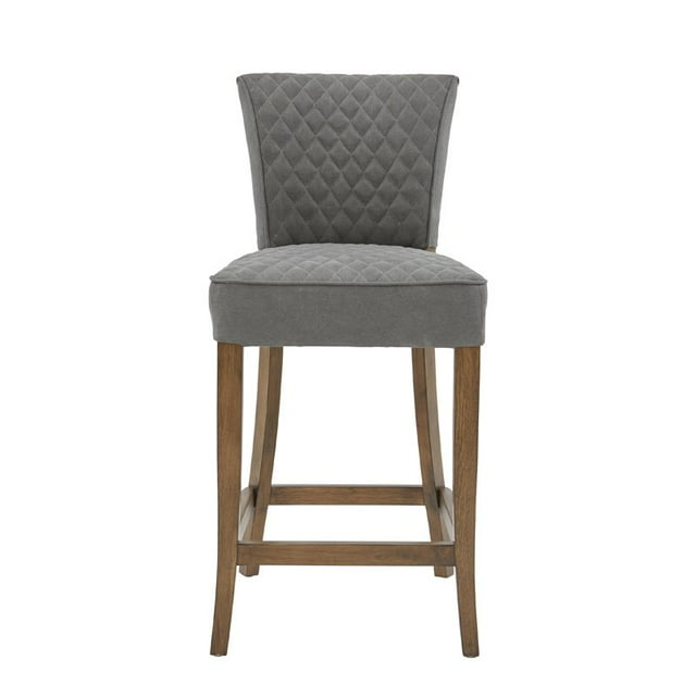 Home Fare Tabouret Matelassé en Gris