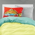 thumbnail image 2 of Carolines Treasures MW1111PILLOWCASE 20.5 L x 30 Po. Poisson - Poisson Rouge Tête Rouge Tissu Évacuant l'Humidité Taie d'Oreiller Standard, 2 of 2