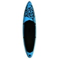 thumbnail image 4 of VidaXL Inflatable Paddle Board Inflatable Raft with Oar, Black Blue 1-Person 120.1 in x 29.9 in, 4 of 35